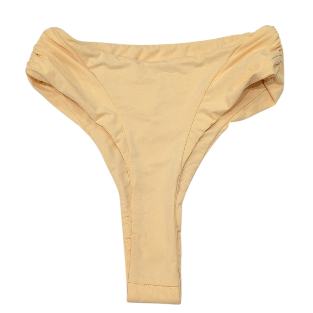 NWT Riot Swim Cruz Bottom In Butter Yellow Color  Swimsuit Size Small
